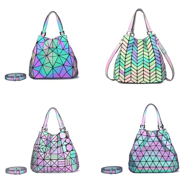 

2020 fashion women shoulder bags handbag pu luminous famous handbags designer bags messenger shoulder tote bag laser #935
