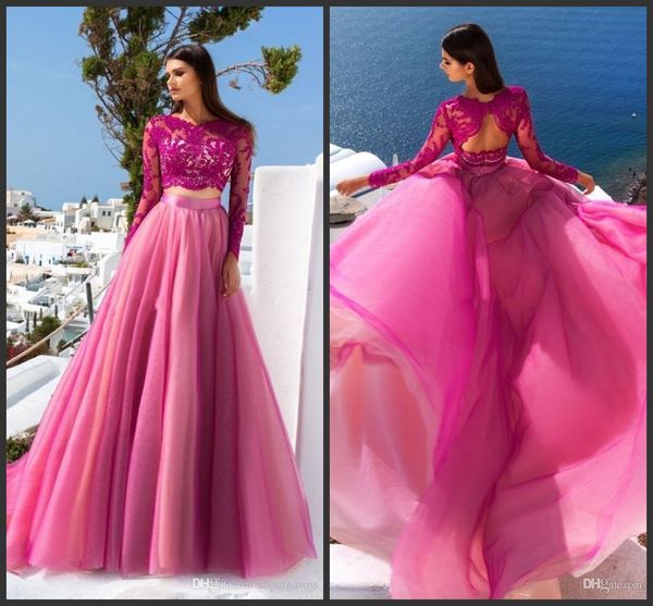 blusas fucsias elegantes