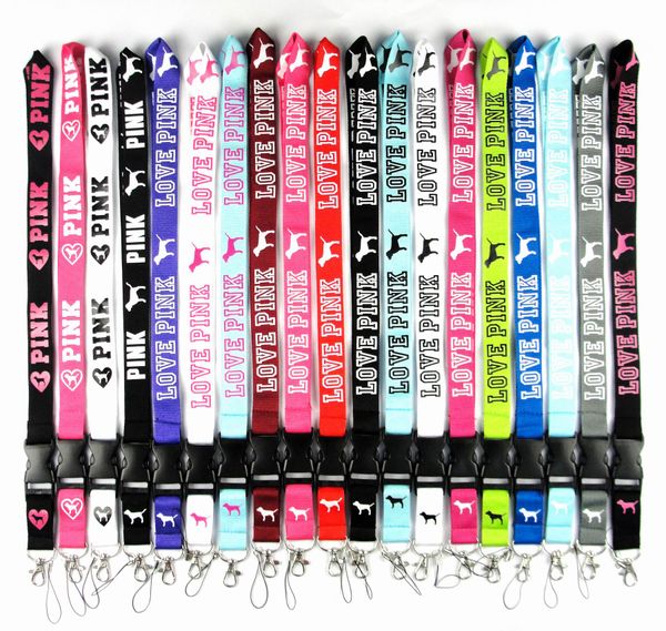 

width 2.5cm lot 10pcs cellphone lanyard straps clothing keys chain id cards holder detachable buckle lanyards