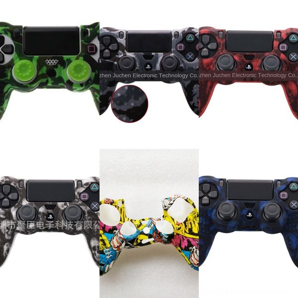 

cactc 2020 hot ps4 playstation controller защитный кожный чехол мягкая силиконовая противоскользящая крышка для игрового контроллера ps4 wir