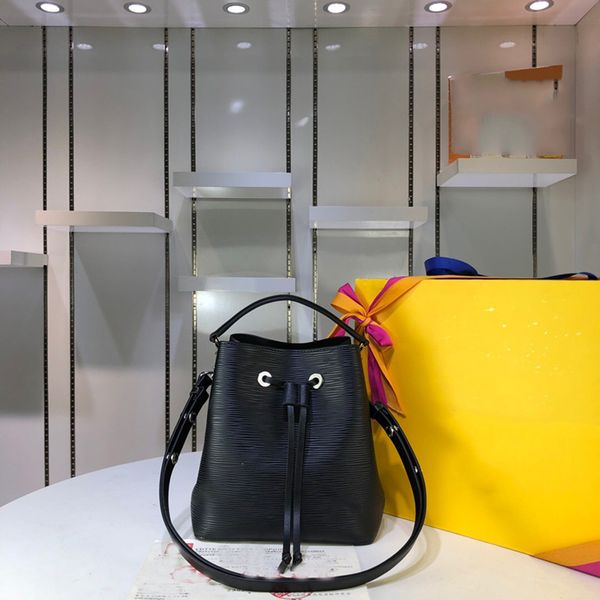 

2019 women designer handbags genuine cowhide leather crossbody messenger shoulder bags tote clutch bucket bag 2019 new arrival