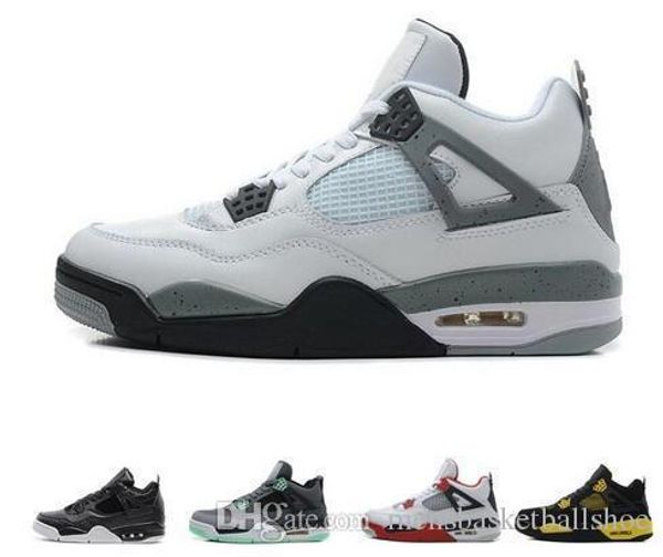 

4 designer pure money new basketball shoes mens 4s bred royalty white cement sport sneakers motorsport outdoor sports sneake
