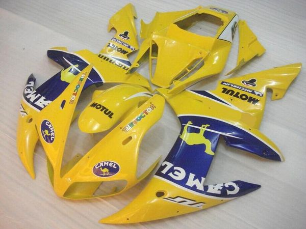 

новый мотоцикл abs полный комплект обтекателей для yamaha yzf r1 2002 2003 обтекатель yzfr1 02 03 yzf1000 yzf-r1 бесплатный пользовательский