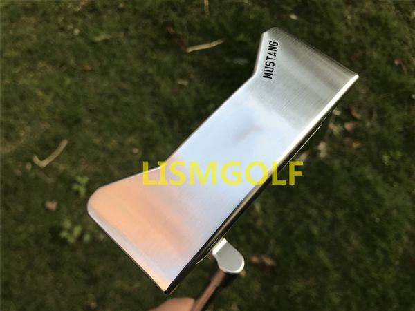 

golf clubs mustang white golf putter32/33/34/35/36 inch with putter steel shaft clubs include head cover ing