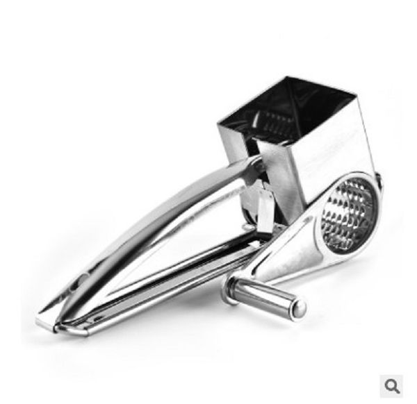 

2020 kitchen tools stainless steel cheese plane hand rotating cheese grater cheese tools home garden