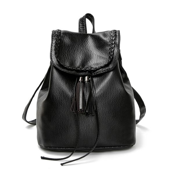 

2020 new fashion backpack women backpack for women shoulder bag solid color school bag for teenage girl backpacks travel