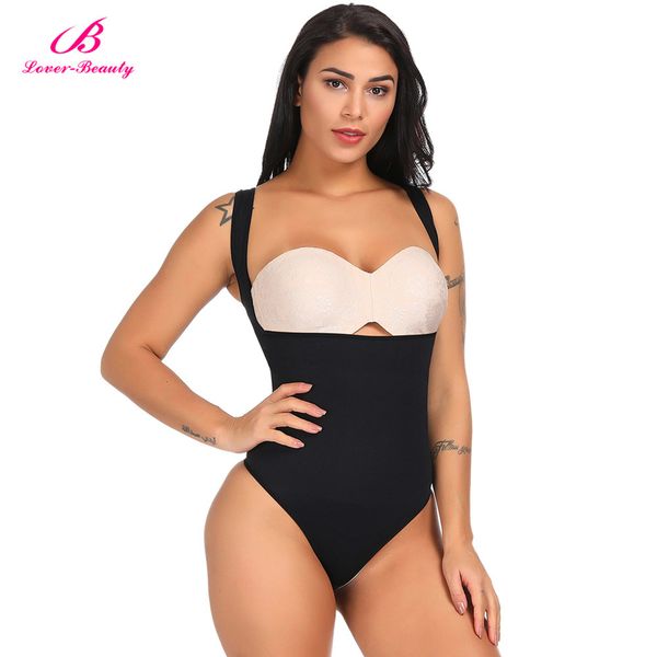 

любитель красоты бесшовные органа shaper талия cincher тренер пластика управления underbust похудения корректирующее белье нижнее белье женщ, Black;white