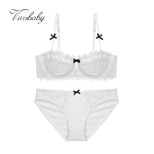 

varsbaby женщины sexy прозрачное кружево цветочные lingerie косточках дамы проложенная бюстгальтеры, Red;black