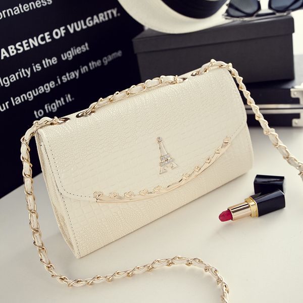 

2020 new fashion women crocodile chain retro mini bag shoulder cross-body women's bag