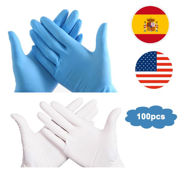 

испания быстрая доставка одноразовые нитриловые перчатки, нетоксичные, безопасные, не вызывающие аллергии для красоты бытовые промышленные