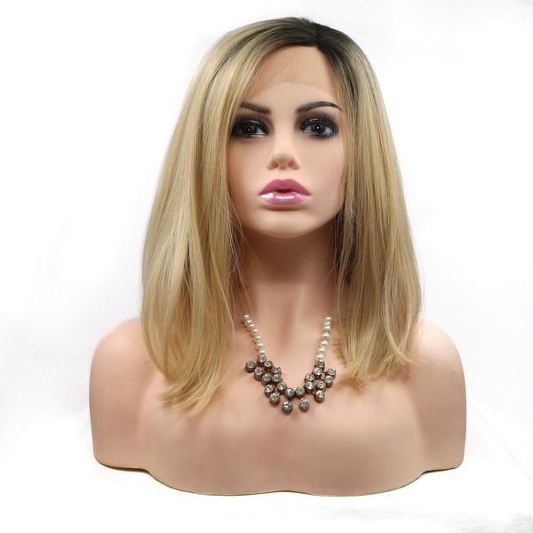 

brown blonde wavy wig blonde cosplay daily party synthetic wigs for black women high temperature hair wig