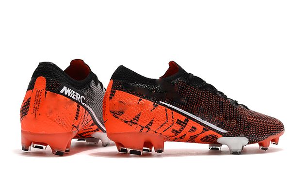 

mens mercurial vapors xiii elite fg 13 mds fashion cr7 ronaldo neymar njr 360 dream speed football shoes size 39-45, Black