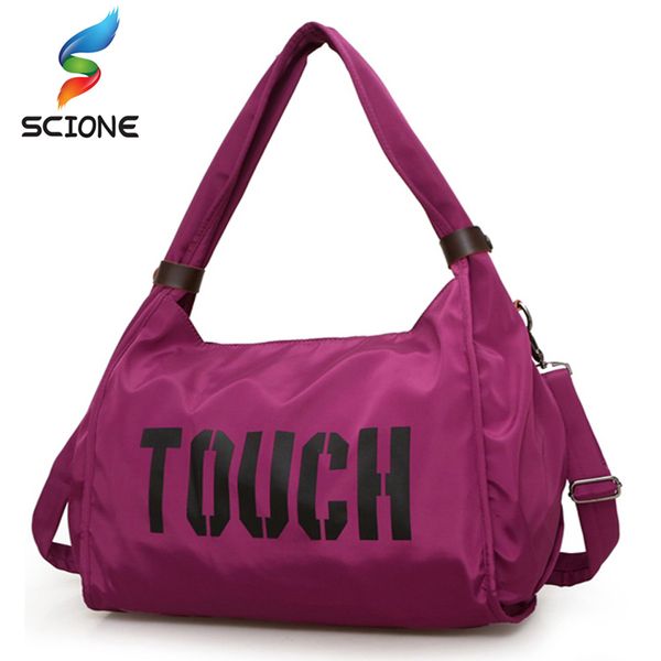 

waterproof nylon outdoor women sports gym bag training shoulder bag traveling storage handbag fitness multifunction yoga
