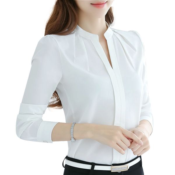 

womens blouses women women blouses long sleeve chiffon blouse shirt women blusa feminina chemise femme shirts white blusas