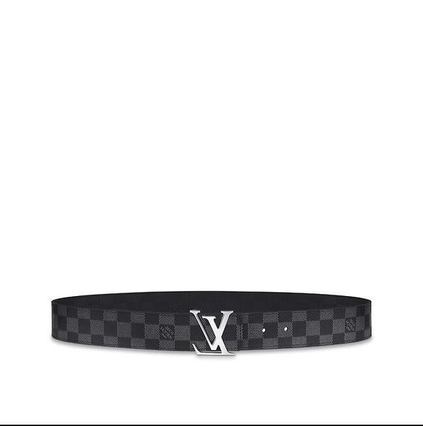 

Серый M0107s Black New Initiales 40 Mm Двусторонний мужской ремень Аутентичный двусторонний ре