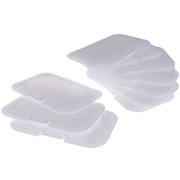 

10pcs reusable baby wipes lid baby wet wipes cover tissues box wet paper lid