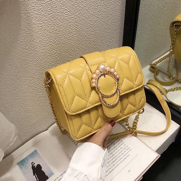 

2020 женских новых корейская западная цепь малых площадей сумка модного дикой вышивка плечо сумка малого fragrance