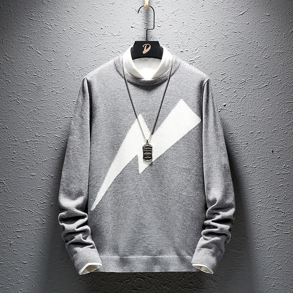 

men spring winter -3xl christmas sweater o-neck pullover knitwears slim fit long sleeve homme casual under pullover sweaters, White;black