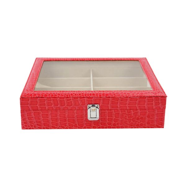 

8 grid sunglasses glasses jewelry storage display case box organizer new, Silver