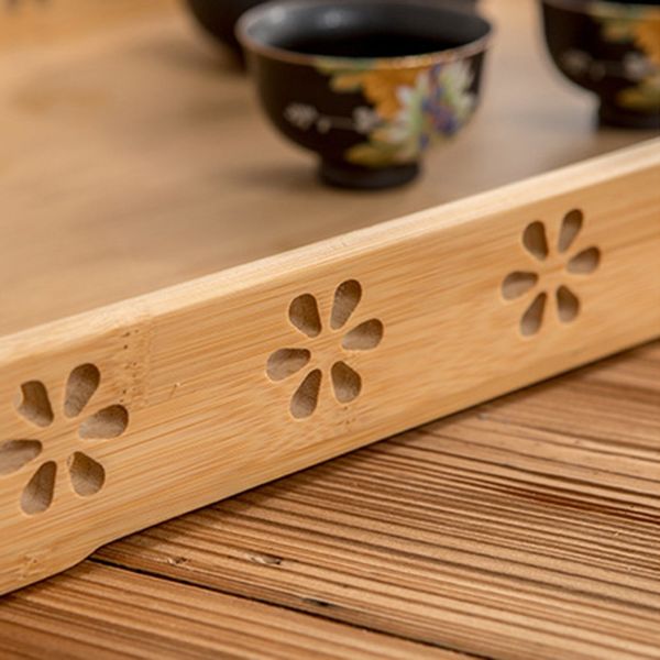 

отель bamboo хранение чай лоток бытовые ежедневно фрукты посуда набор прямоугольный резной