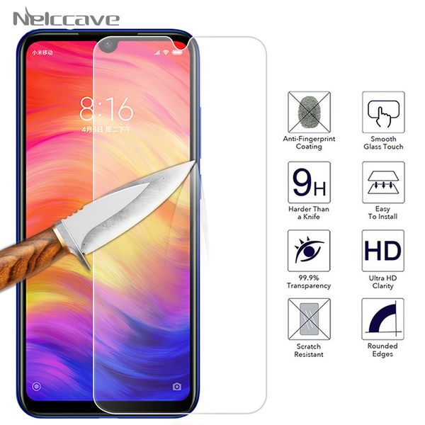 

10 pieces 9h temperate glass screen protector 2.5d for xiaomi redmi note 8 7 6 5 5a 4 x hd film first protective cover