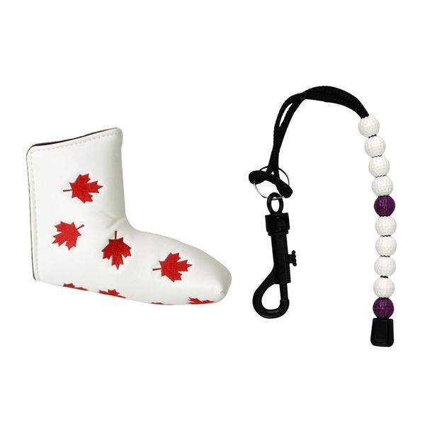 

waterproof golf blade putter head cover headcover protector & score counter