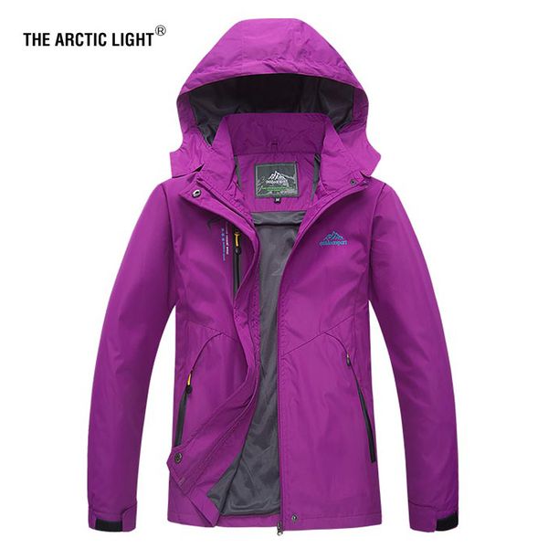 

the arctic light camping hiking jacket women autumn outdoor sports coats climbing trekking windbreaker travel waterproof spring, Blue;black