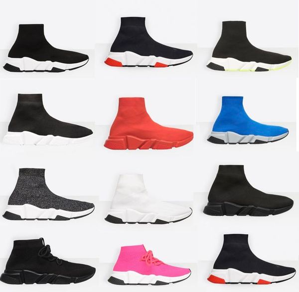

2019 de igner men women peed trainer luxury ock hoe black white red glitter flat fa hion men trainer runner ize 36 45 k659