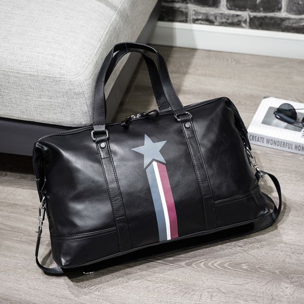 

2020 тенденция новых людей персонализированный европейской и американской моды сумки pu кожа большой емкости дорожная сумка портфель бизнес