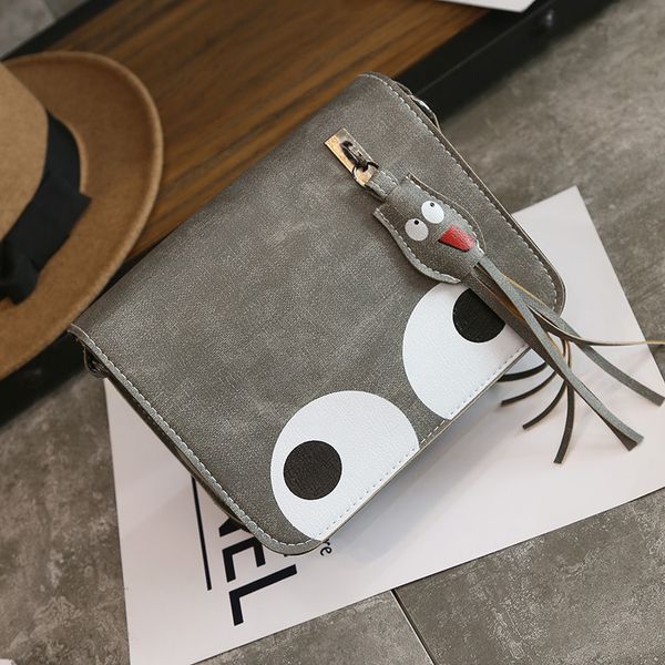 

2020 new fashion trend creative wild animal eyes single shoulder diagonal small square bag