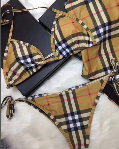burberry plaid swimsuit