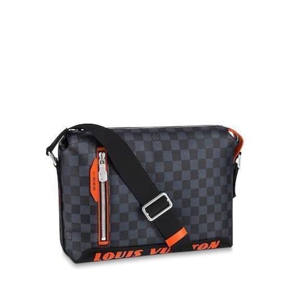 

Новый N40159 Discovery Messenger Pm Мужские сумки Знаковые сумки Верхние ручки Сумки через пле