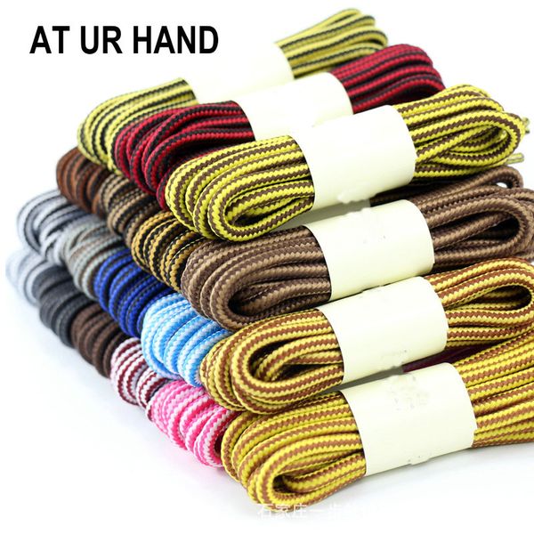 

fashion 120 cm new design rope shoelaces round casual sneakers shoelaces skate boot shoe laces strings, Black