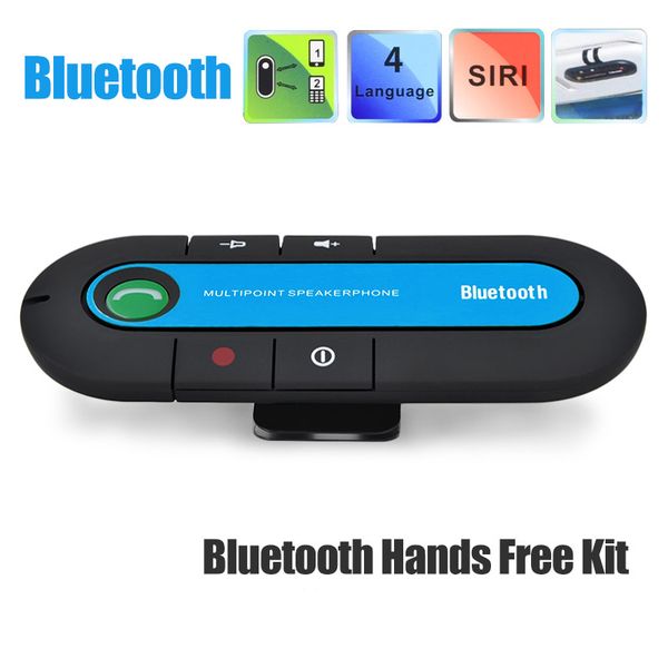 

2017 super speakerphone bluetooth v4.1 handscar kit mp3 music player for mobile phone dual phone bluetooth car kit