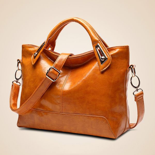 

retro women bag oil wax women leather handbags luxury shoulder bag handle bags 39 s bags sac a main