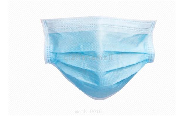 

слой non woven 3 dust маска для лица рот одноразовых масок синего mouth маски для взрослых 1pcs на складе