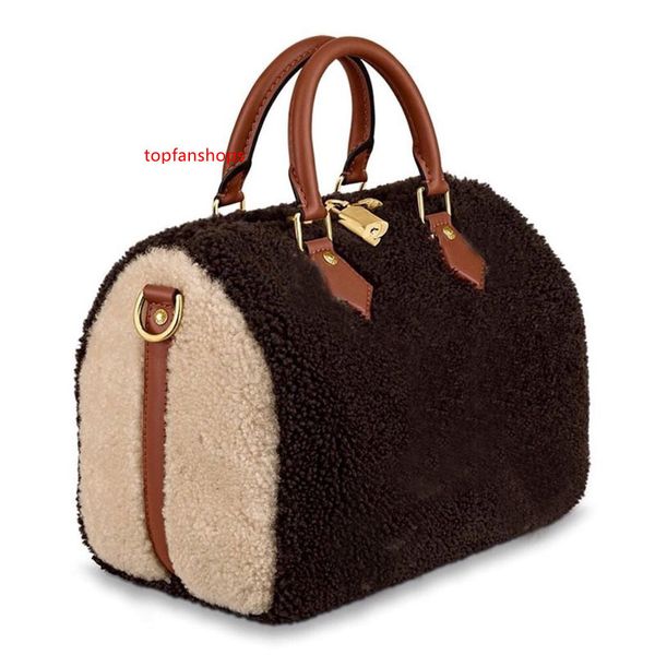 

brand 2020 new women luxury handbag pillow shoulder bag tote purse speedy 30 handbag m55422 speedy 25 teddy designer bags