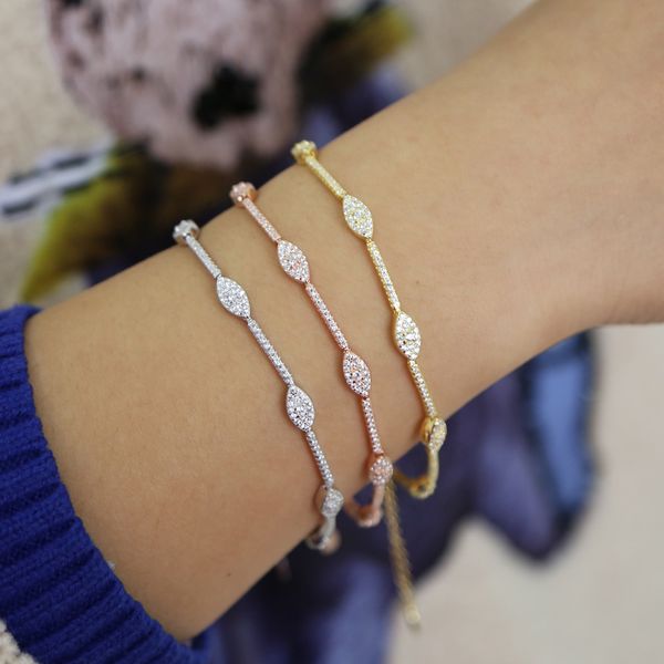 

925 sterling silver cute evil eye charm link chain elegance lucky girl women 2019 new arrive charm bracelet jewelry, Golden;silver