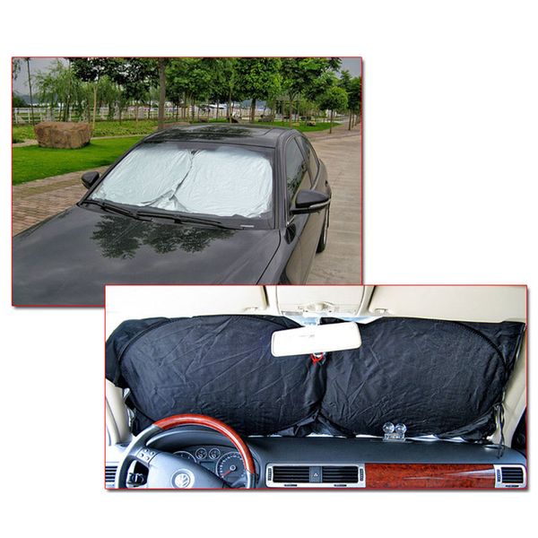 

car sun shade for suv truck minivan nylon ray reflector windshield sunshade jld