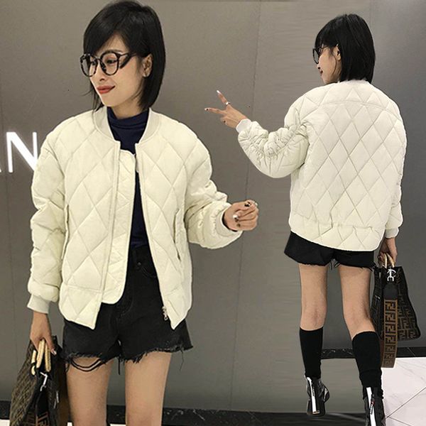 

cotton-padded jacket woman winter easy bf student cotton short fund ins bread serve cotton-padded clothes loose coat, Black