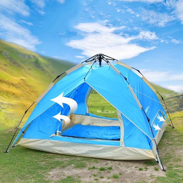 

seashore multiperson double-layer automatic tent