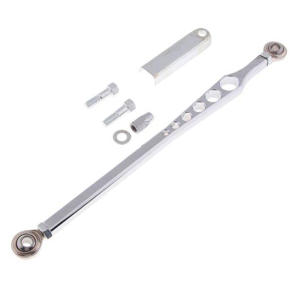 

chrome gear shift linkage shifter link for harley softail dyna wide glide