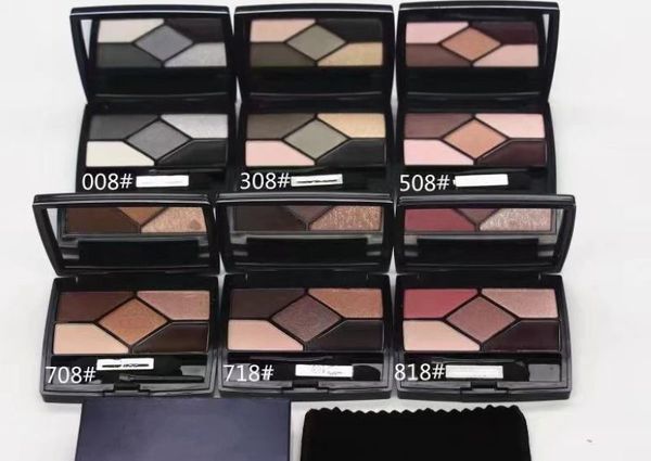 

factory direct dhl new makeup eyes blue box 5 colors eyeshadow palette