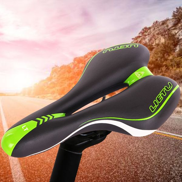 

bicycle seat saddle soft sport road mountain bike front seat mat cushion riding pvc fabric cycling supplies bicycle accessories
