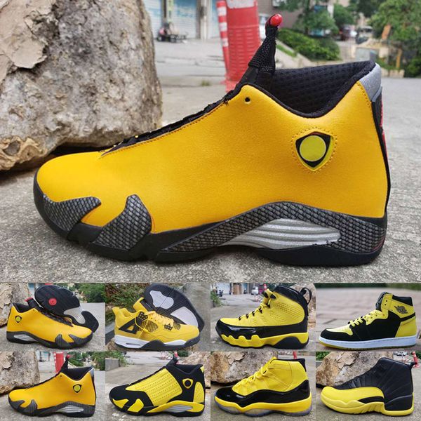 

2020 новые большие дети jumpman для мужчин 14 шмель баскетбол обувь мужчины желтый черный sneaker баскетбол обувь ретро на продажу спорт кро, Black