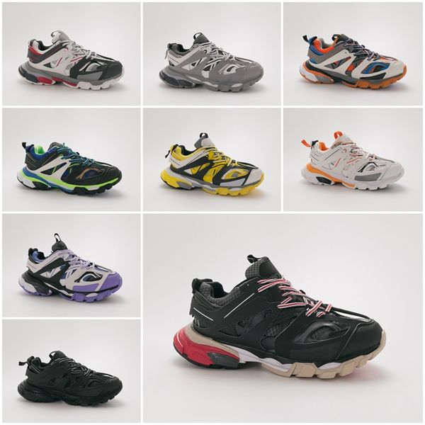 

2019 новый выпуск 3.0 Tess S Paris трек мужчины gomma maille Для женщин Triple S Clunky Sneaker Повседневна