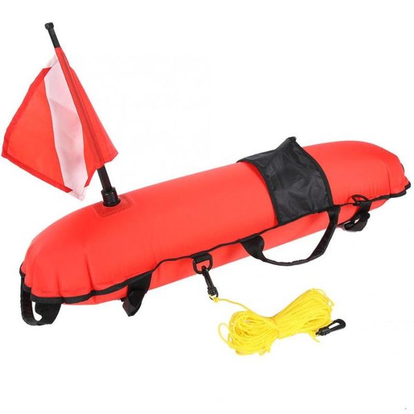 

waterproof pool accessories keep diving scuba diving inflation torpedo buoy signal float ball & flag swimming pool swimming