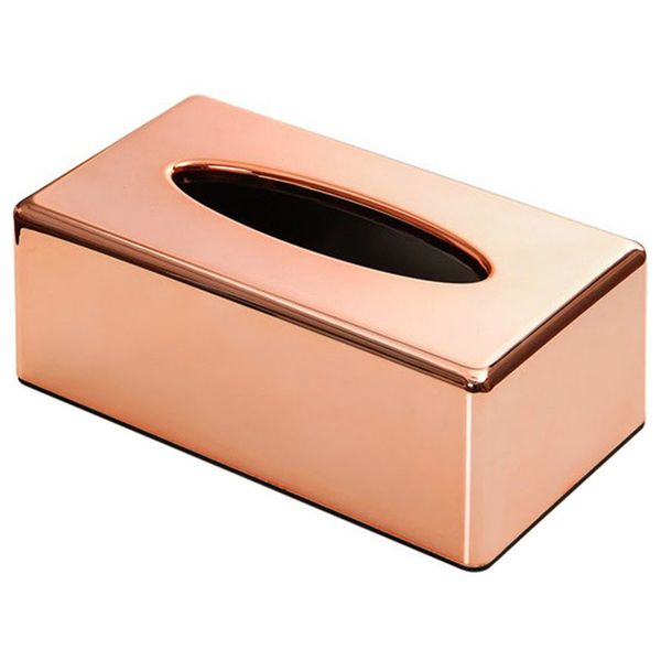 

бумага rack элегантный royal rose gold car home прямоугольник shaped tissue box контейнер для салфеток держатель ткани