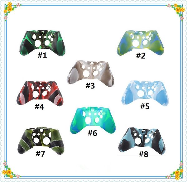 

for xbox one gamepad protection case silicone anti-fall material stripe anti-slip design soft and comfortable feel dhl