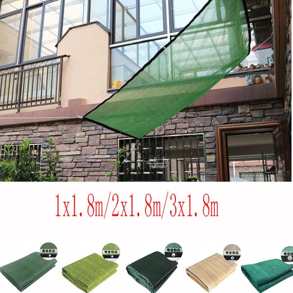 

0.6x1m to 3x1.8m outdoor sunshade net succulent green sunscreen net balcony terrace garden courtyard sunshade